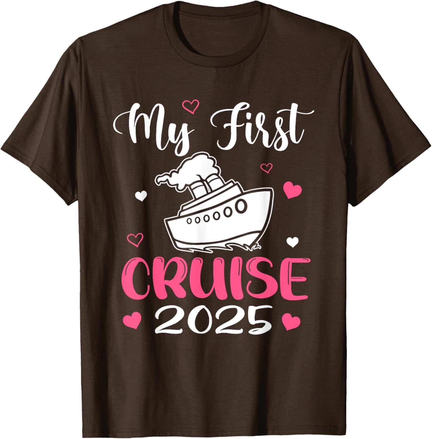 My First Cruise 2025 Family Vacation T-Shirt for Fun Adventures - 12
