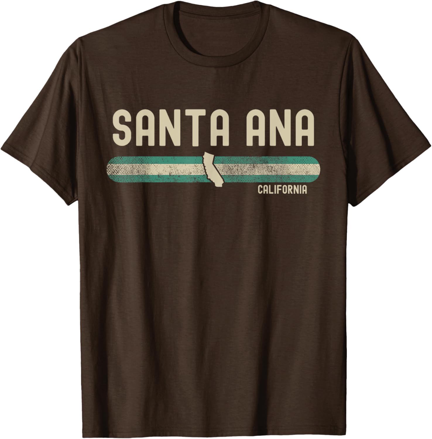 Santa Ana CA 80s Style T-Shirt for Fun Travel & Fashion Enthusiasts - 6