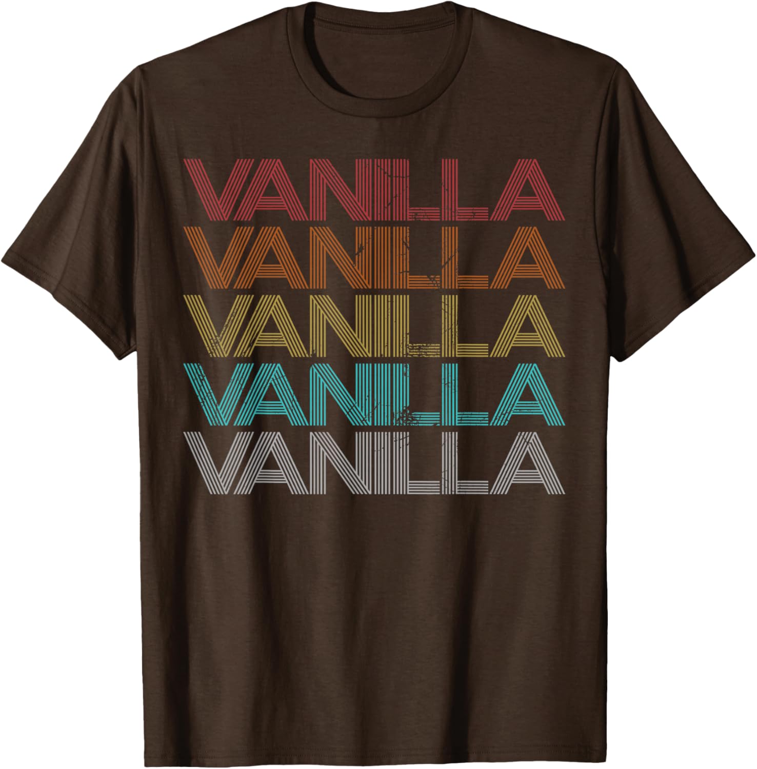 Retro Vintage Vanilla T-Shirt for Trendy Casual Style and Comfort - 1