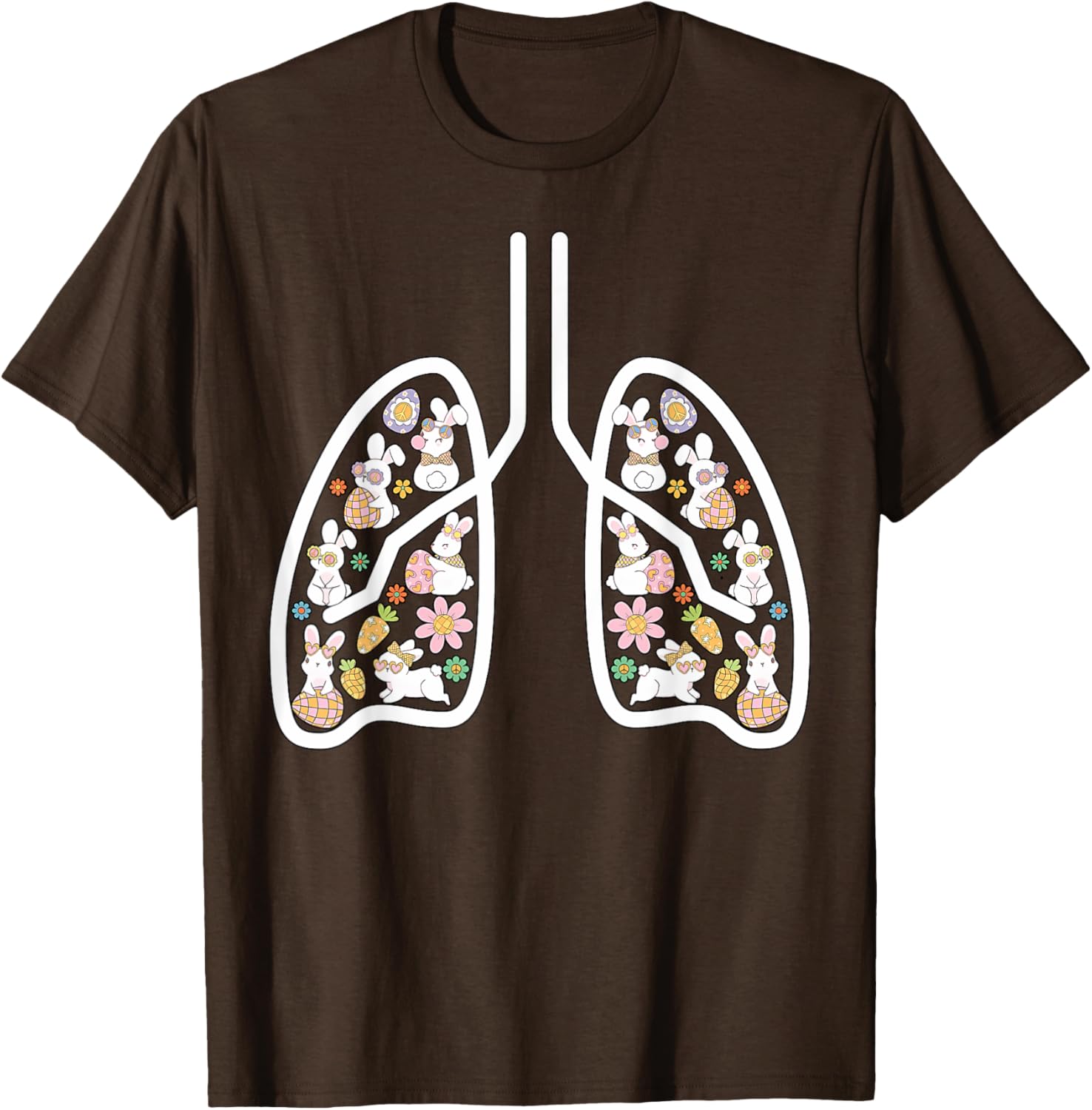 Respiratory Therapist Easter Lungs Nurse T-Shirt for Pulmonologists - 9