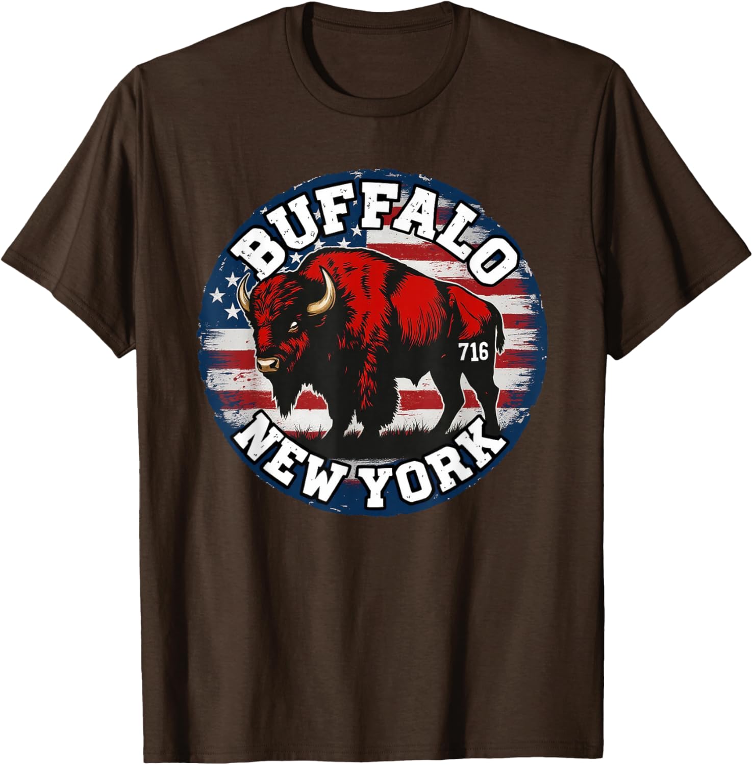 Buffalo New York Bison 716 Area Code Pride T-Shirt for WNY Fans - 2