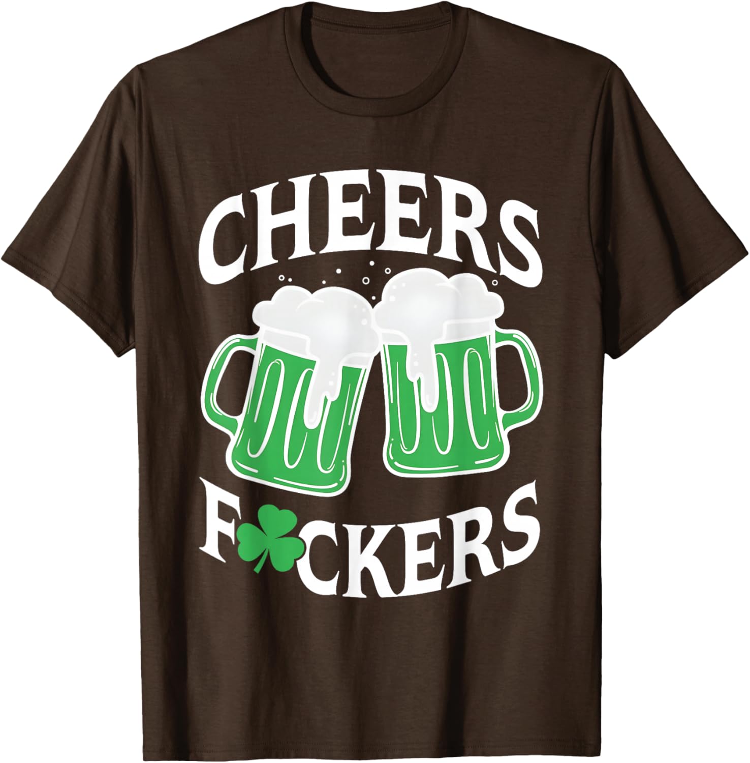 Funny St Patricks Day T-Shirt Cheers Shamrock Design for Party Fun - 21