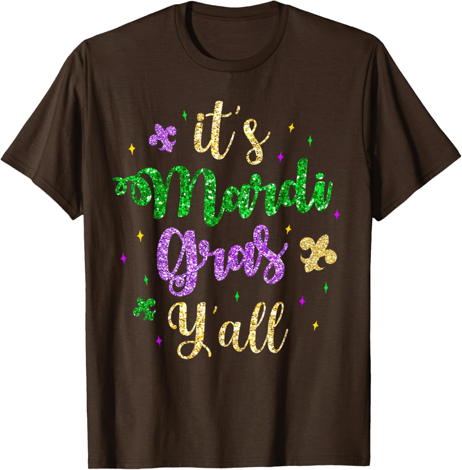 Mardi Gras Y'all Masks T-Shirt for Women and Kids - Fun Party Costume - 3