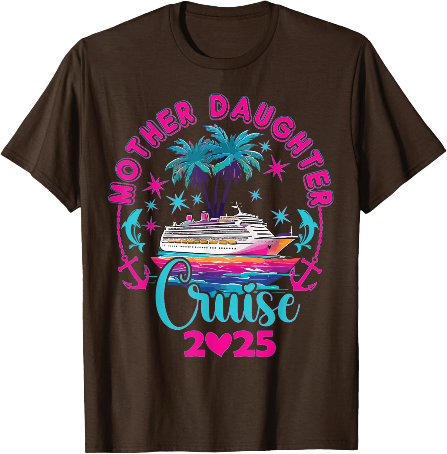Mother Daughter Cruise Matching T-Shirt 2025 Family Style Adventure - 12