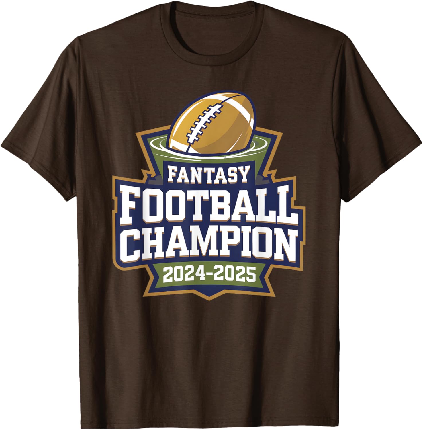 Fantasy Football Champion T-Shirt for Men and Boys 2024-2025 - 24