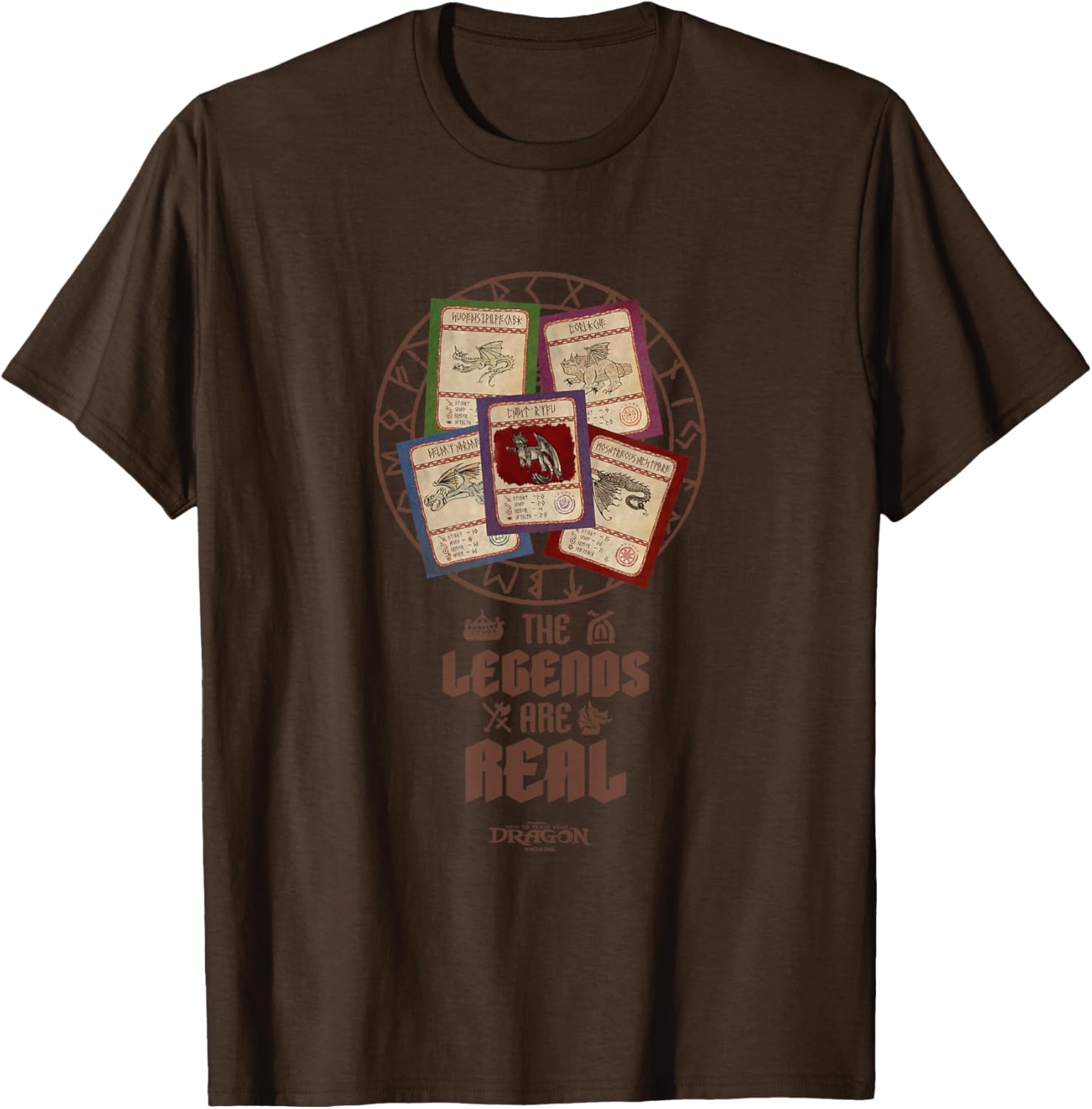 DreamWorks Dragons Legends Are Real Graphic T-Shirt for Fans and Collectors - 1