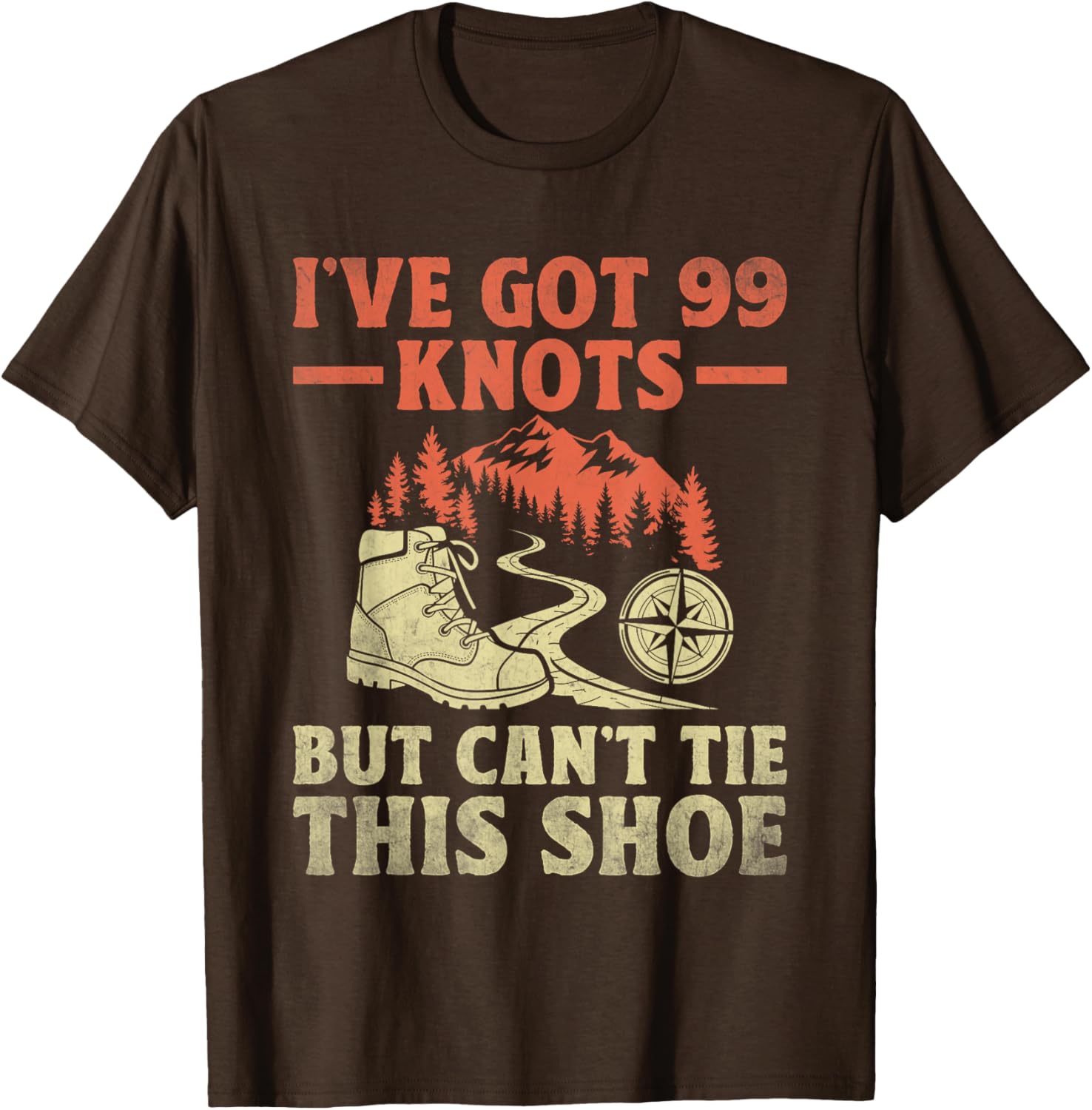 Funny Scout T-Shirt I've Got 99 Knots But Can't Tie This Shoe - 8