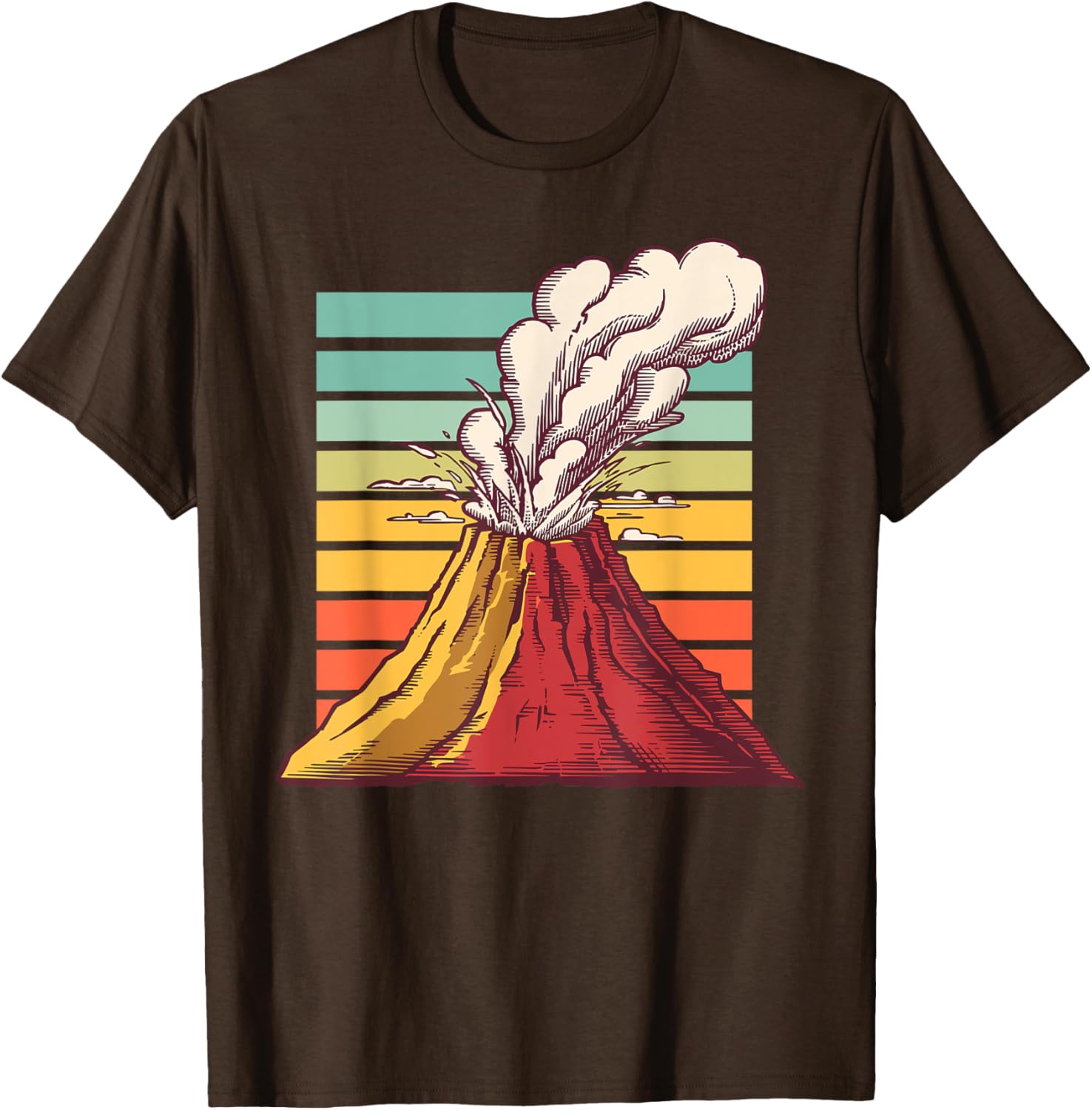 Cool Volcano Art T-Shirt for Men, Women, and Kids - Perfect for Geology Lovers - 6