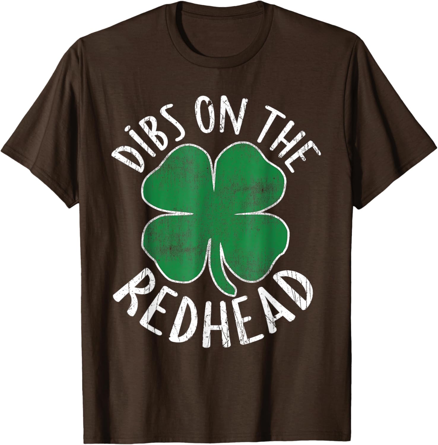 Dibs On The Redhead Shamrock T-Shirt for St Patricks Day Fun - 6