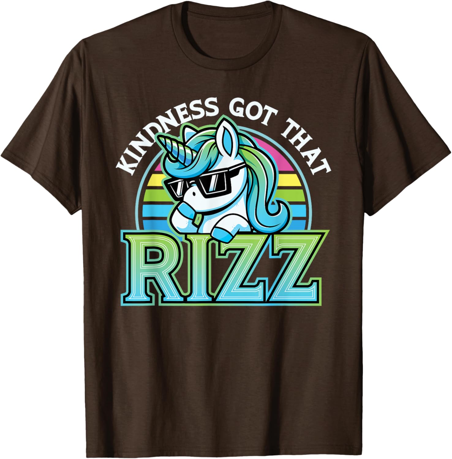 Kindness Anti Bullying Week Unicorn Got Rizz T-Shirt for Kids - 17