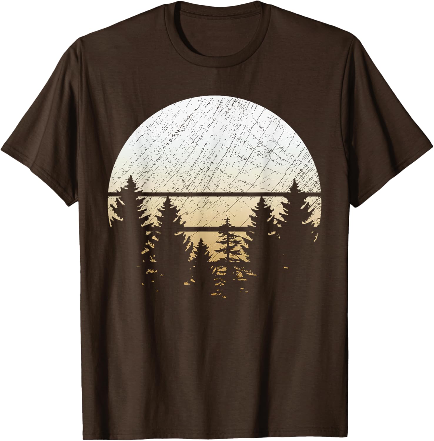Retro Wildlife Trees Hiking T-Shirt for Nature Lovers and Adventurers - 16