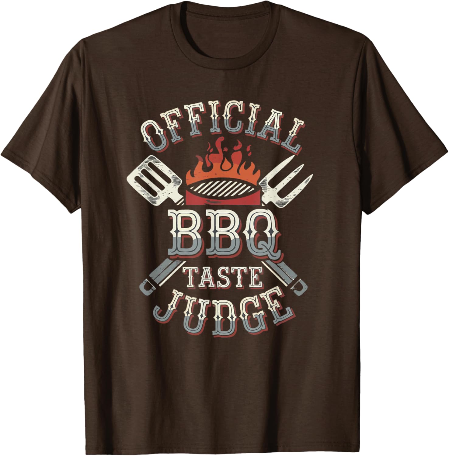 Official BBQ Taste Judge Grilling T-Shirt for Food Lovers and BBQ Fans - 1