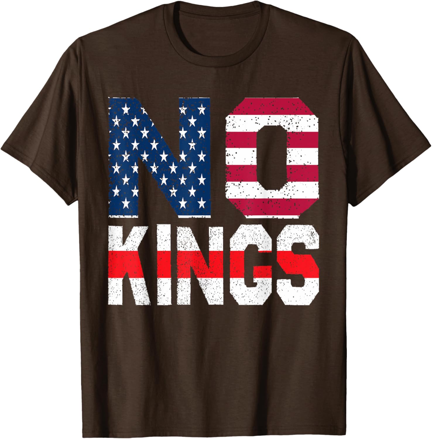 No Kings Flag Proud T-Shirt for Freedom Lovers - Comfortable Cotton Tee - 4