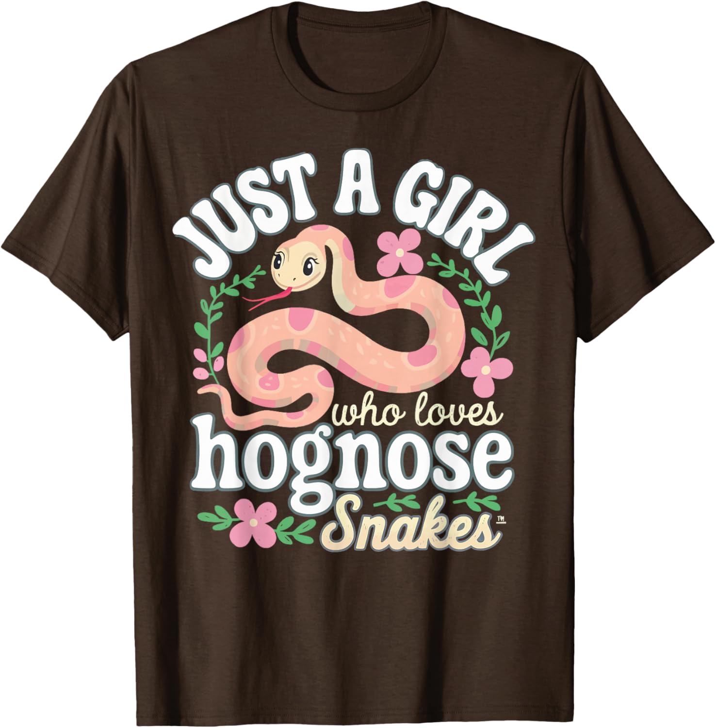 Just A Girl Who Loves Hognose Snakes Tee Shirt for Snake Lovers - 16
