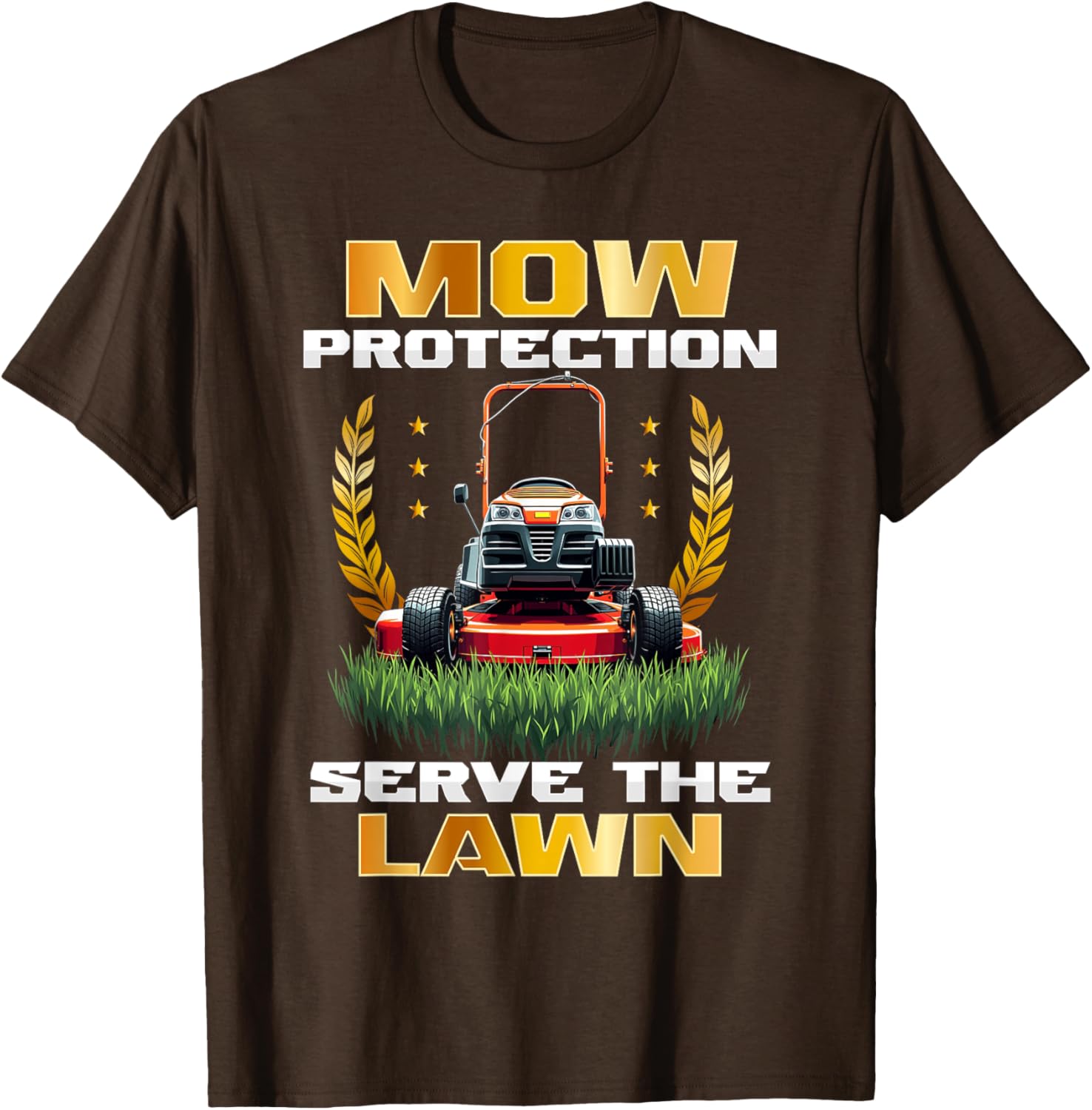 Lawn Mowing Mower Protection T-Shirt for Lawn Care Enthusiasts - 12