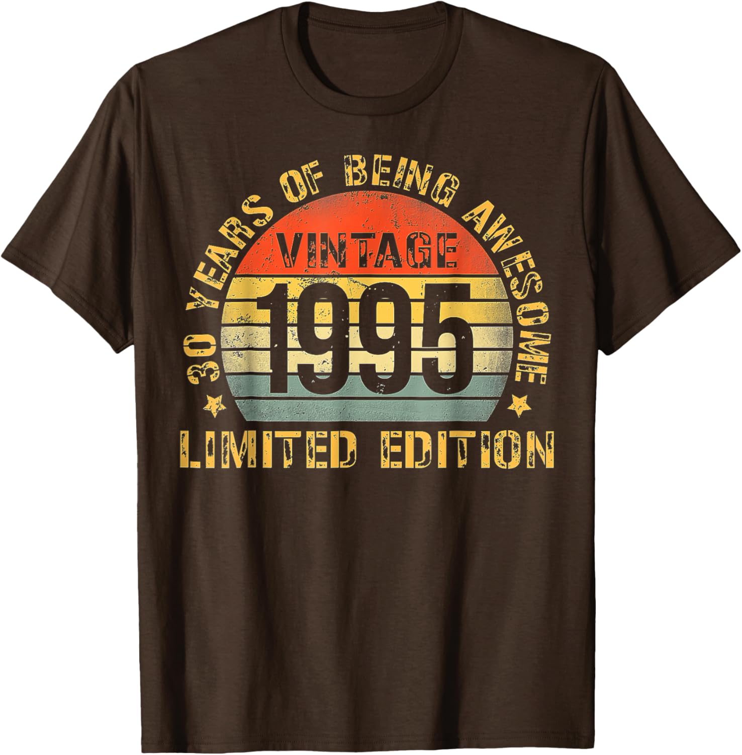 30th Birthday T-Shirt for Men Born in 1995 - Perfect Celebration Gift - 12