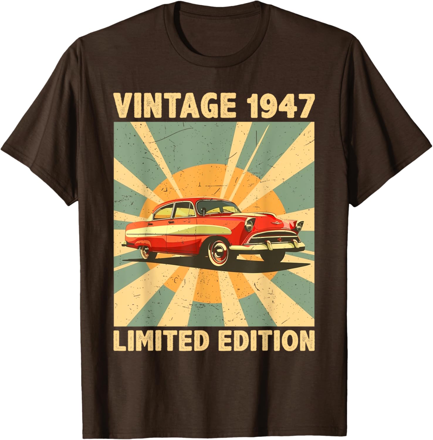 Funny 78th Birthday T-Shirt Retro 80's 1947 Vintage Style Gift Idea - 9