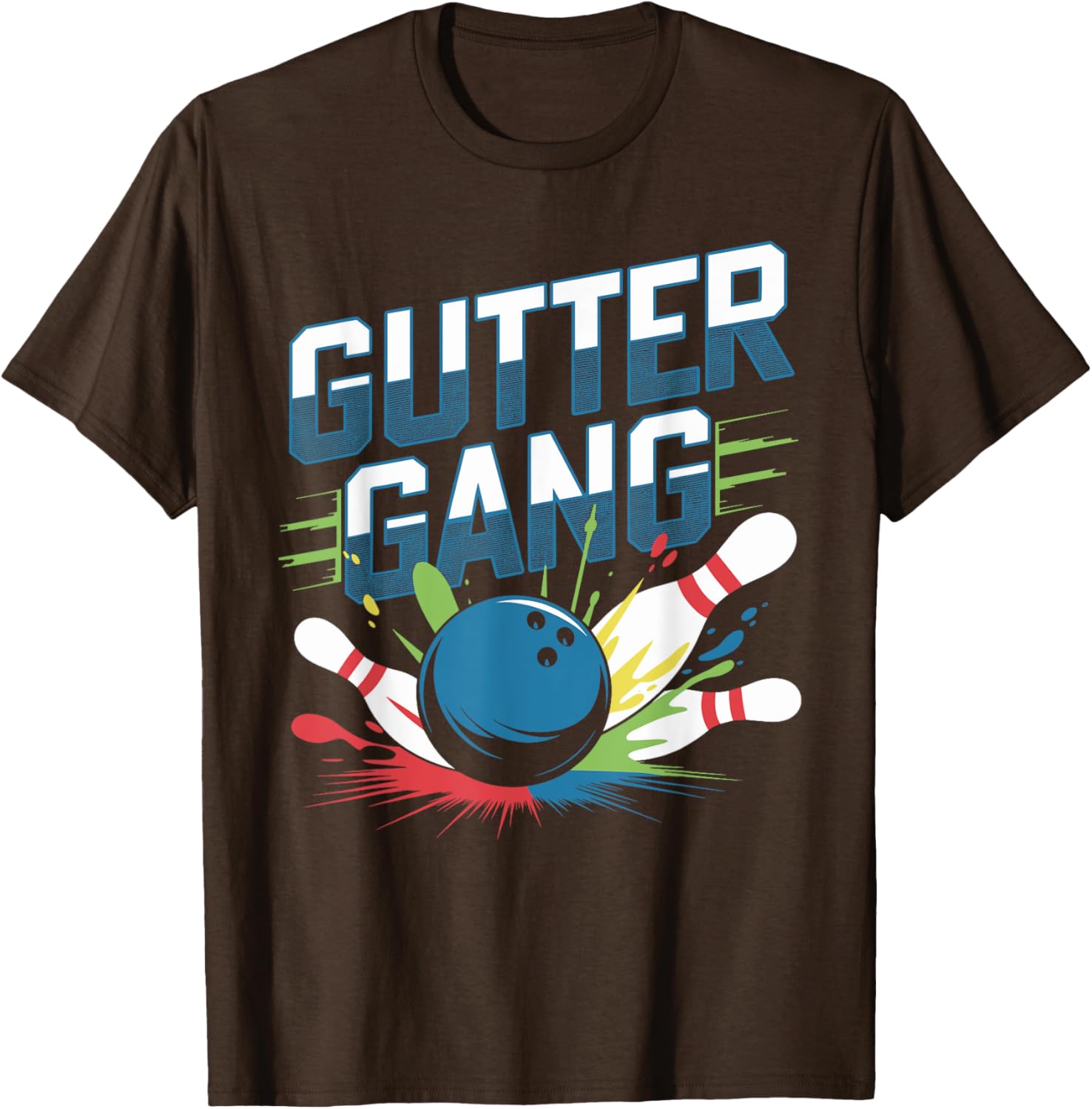 Funny Gutter Gang Bowling Shirt for League Players and Fans - 9