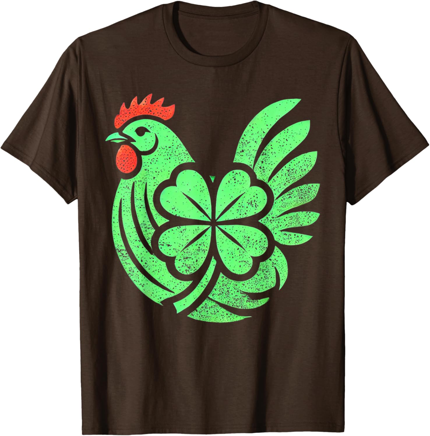 Cute Chicken Hen Shamrock St. Patrick's Day T-Shirt for Festive Fun - 13