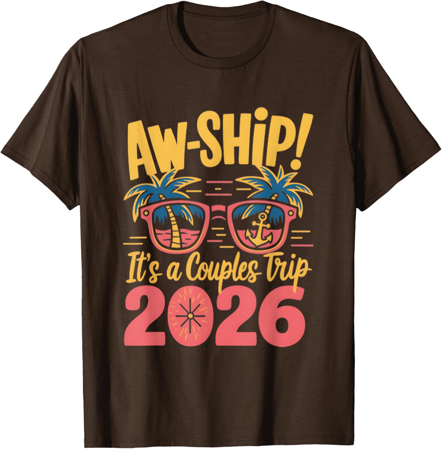 Couples Trip Cruise T-Shirt 2026 Fun Vacation Apparel for Couples - 4