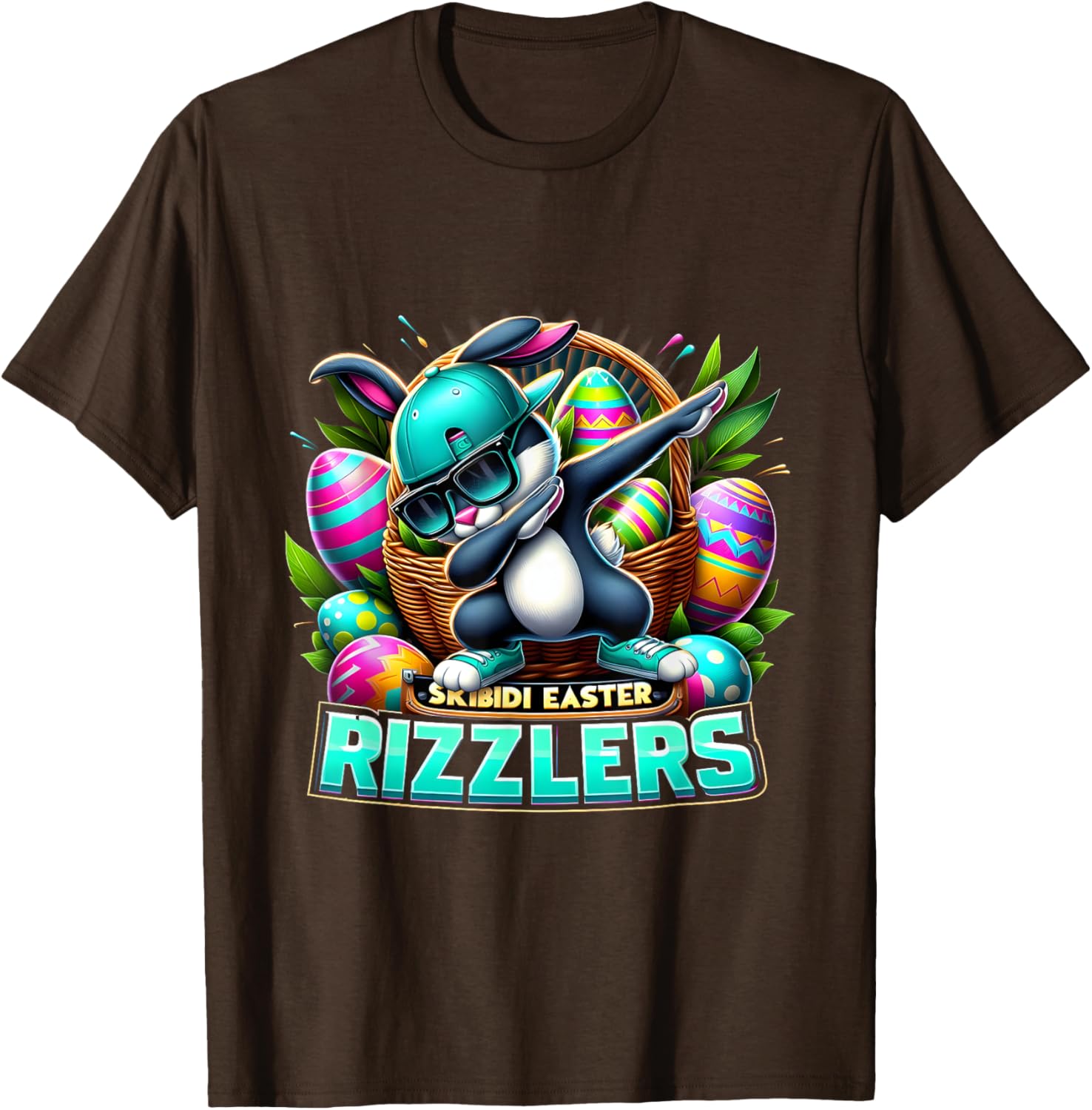 Funny Easter T-Shirt for Men Rizzler Skibidi Humor Apparel - 7