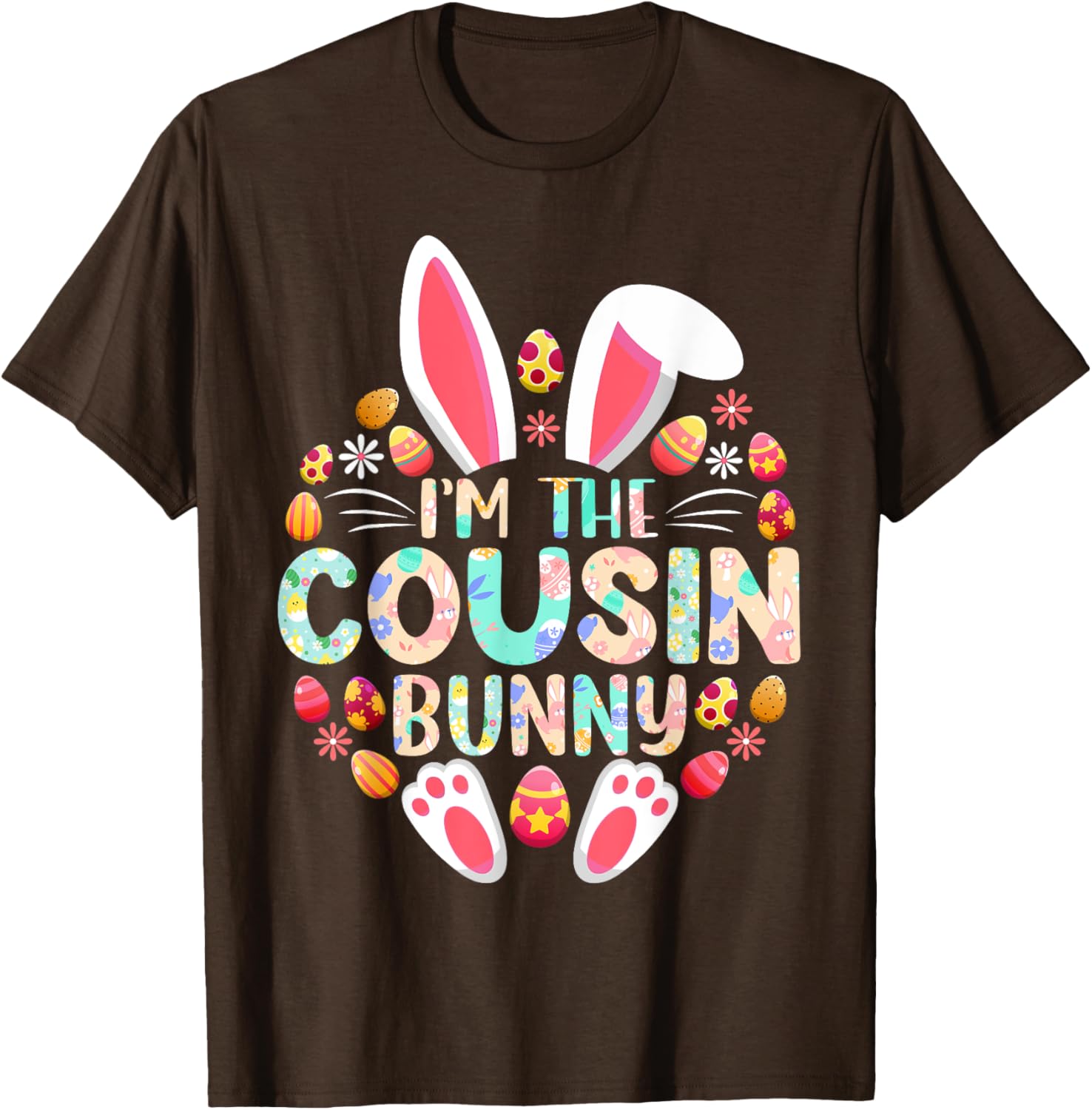 Funny Easter Bunny Family Matching T-Shirt for Cousins and Kids - 4