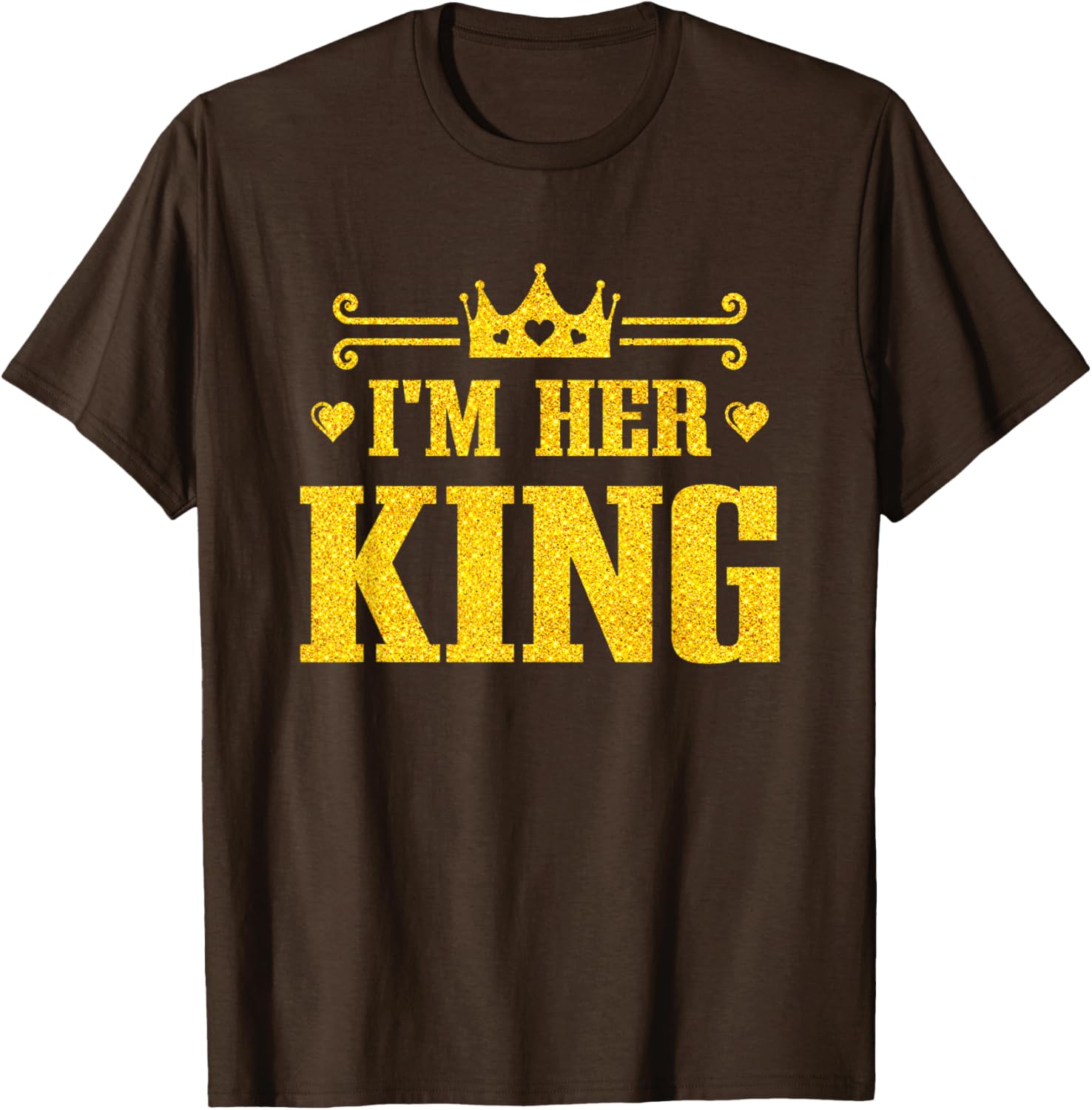 His Queen Her King Couples T-Shirt for Valentine's Day and Anniversaries - 5