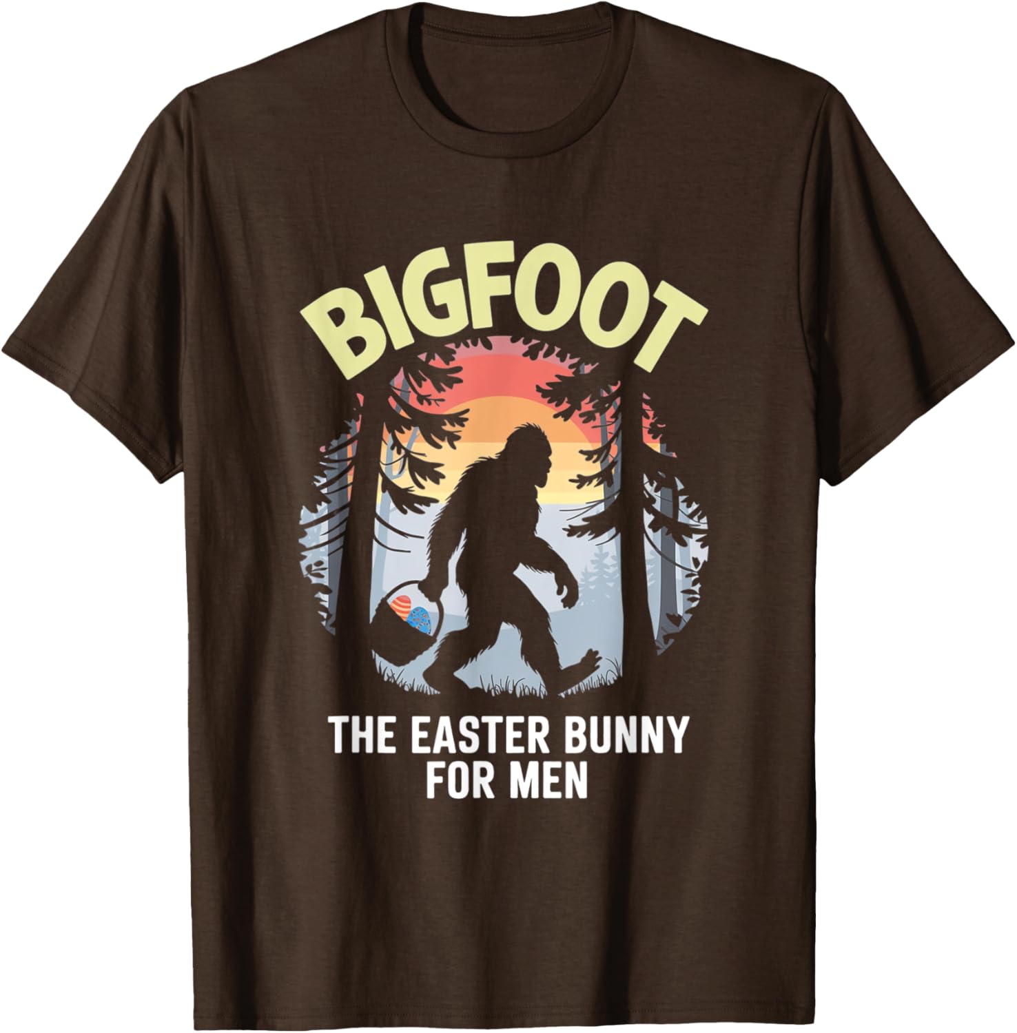 Bigfoot Easter Bunny T-Shirt for Men Fun Apparel Gift Idea - 23