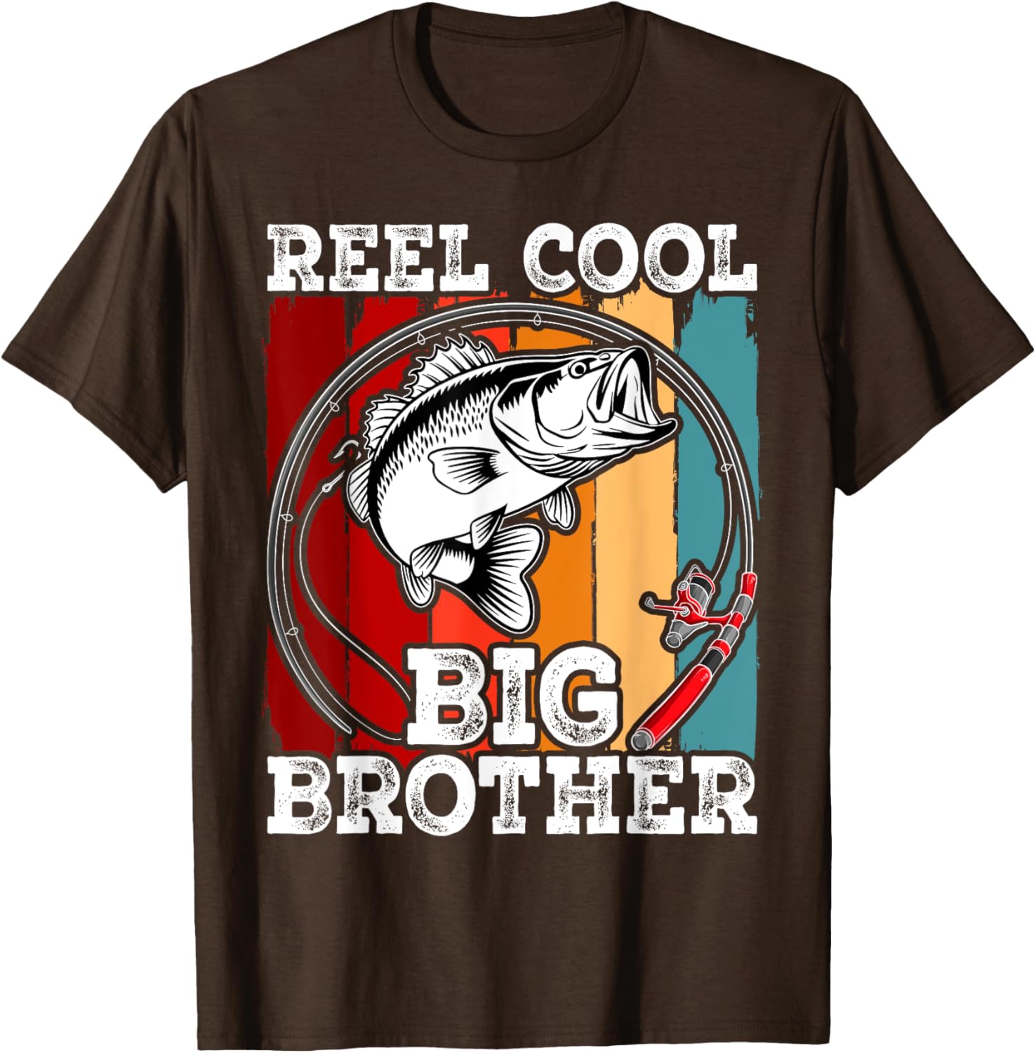 Cool Fishing T-Shirt for Big Brothers - Perfect Gift for Boys - 8