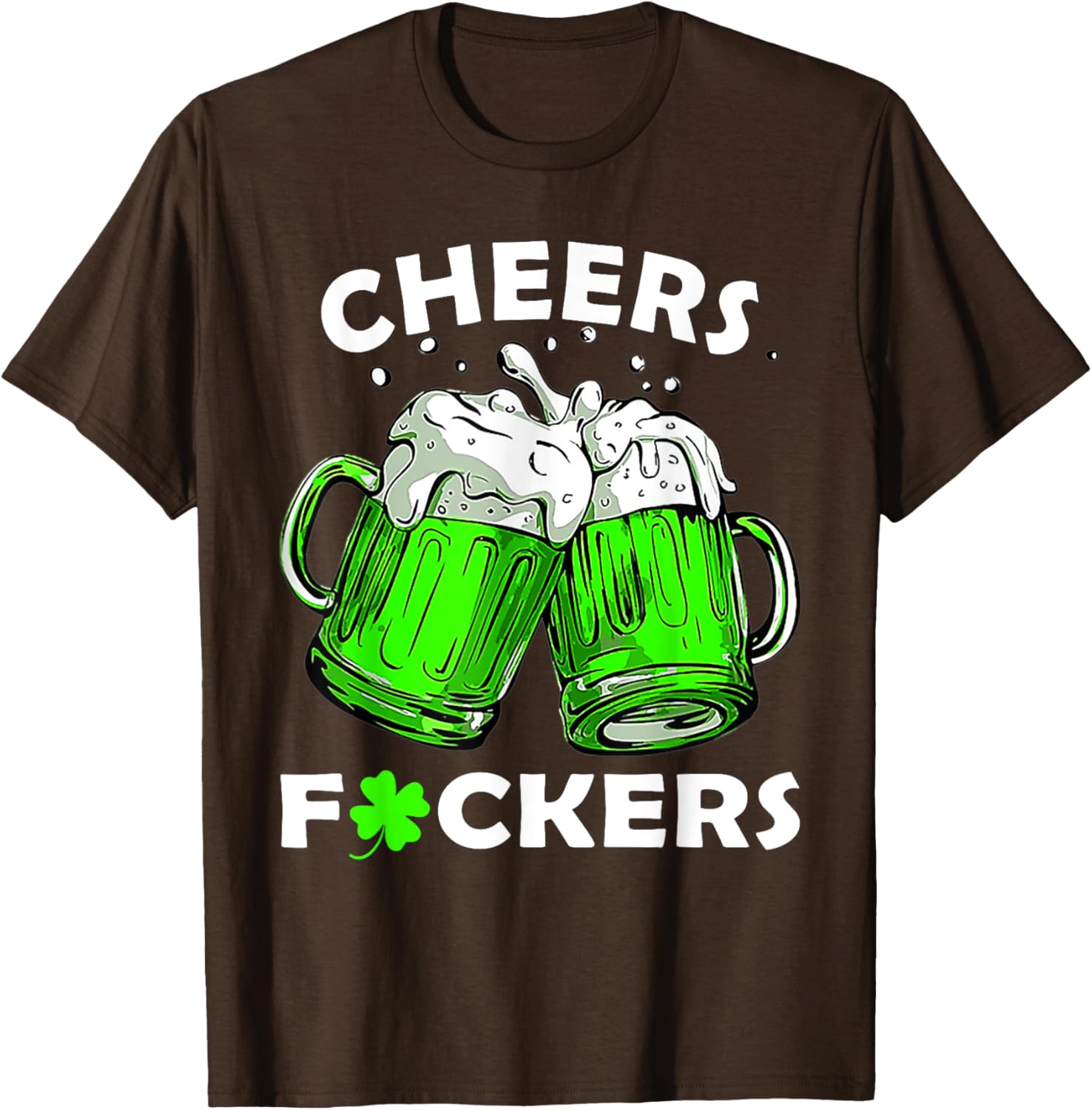 Cheers T-Shirt for St Patrick's Day Fun With Friends and Beer - 1