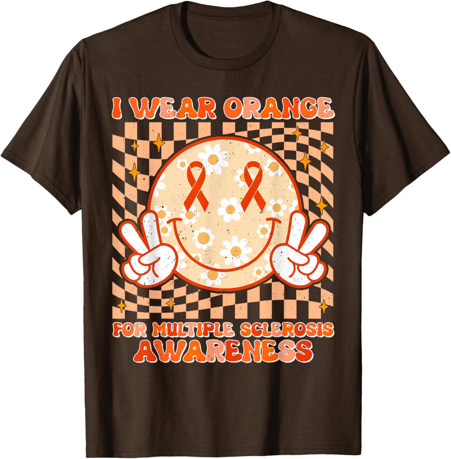 Motivation Support Multiple Sclerosis Awareness T-Shirt for MS Fighters - 24