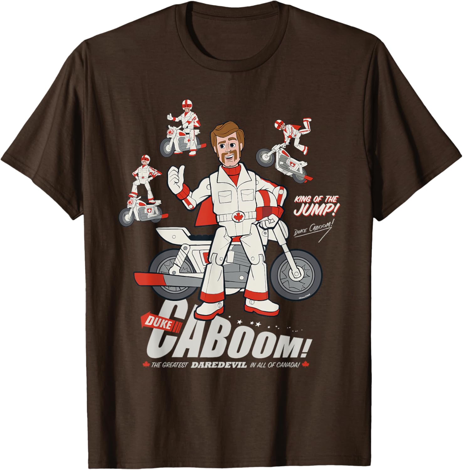 Disney Pixar Toy Story Duke Caboom Stuntman Fun Graphic T-Shirt - 22
