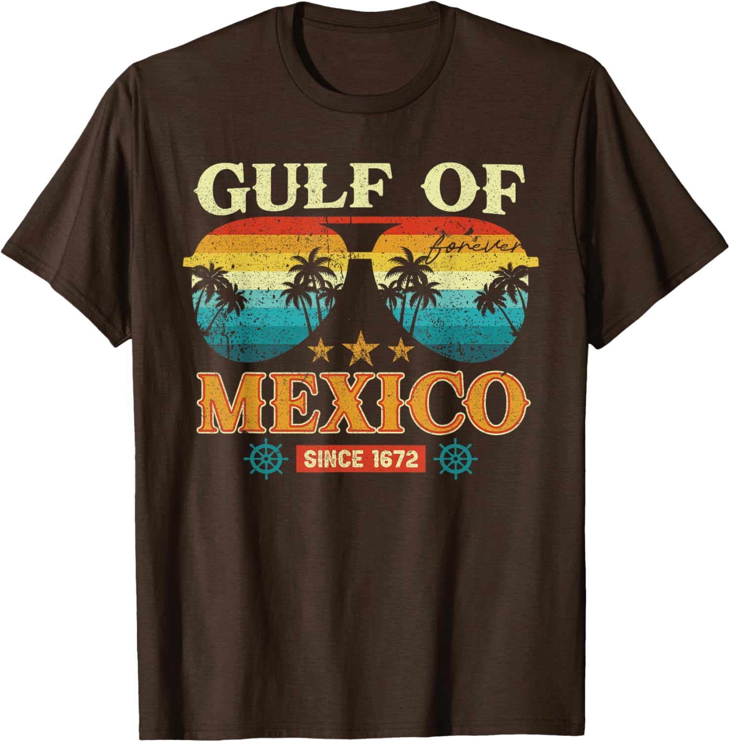 Gulf of Mexico Vintage T-Shirt Retro Style Clothing for Beach Lovers - 12