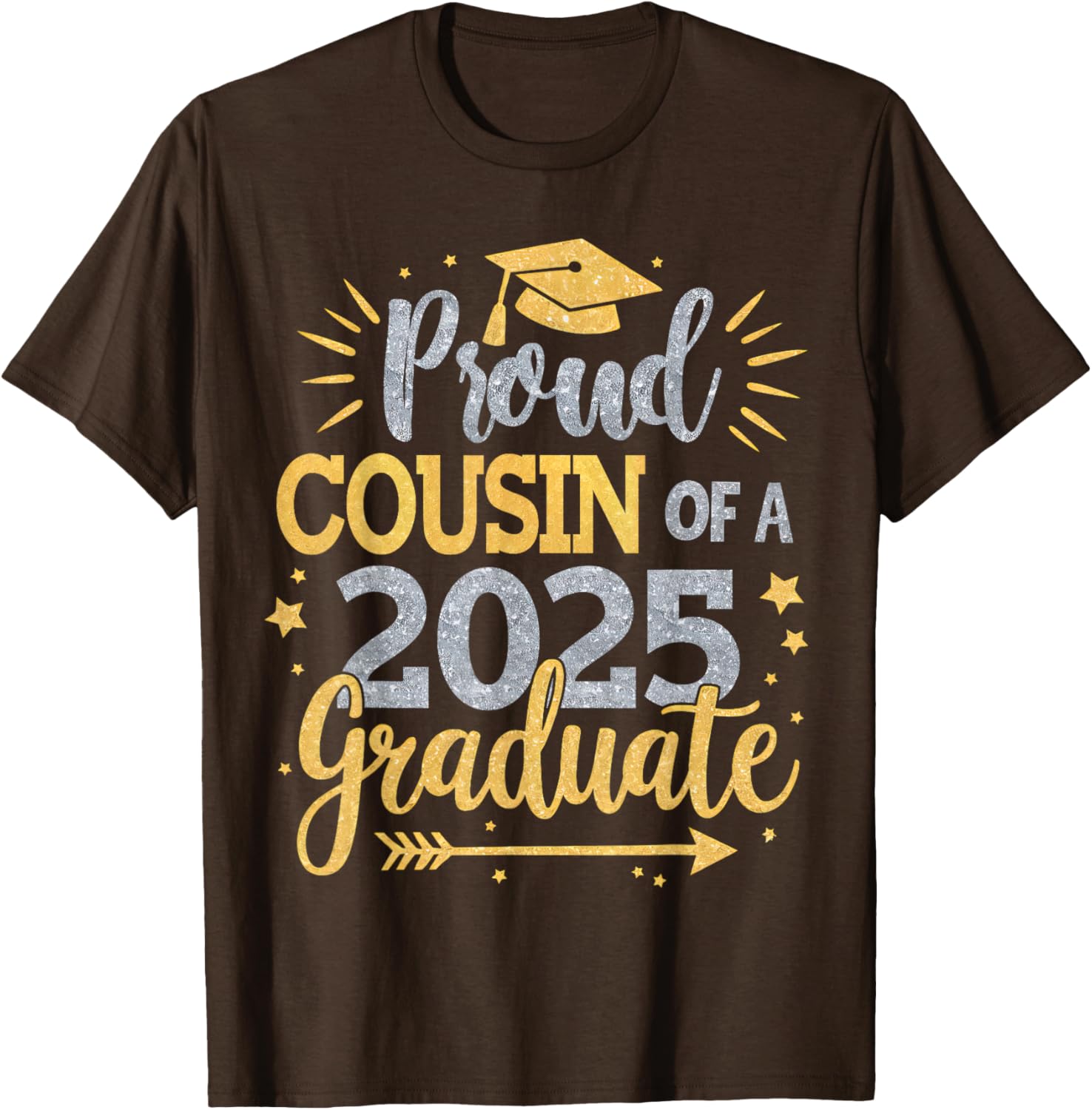 Proud Cousin of Class of 2025 Graduate T-Shirt for Seniors - 11