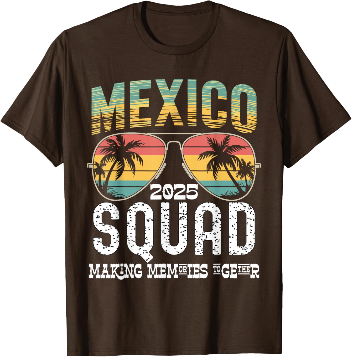 Mexico 2025 Squad Family Vacation Matching T-Shirt Tropical Vibes - 5