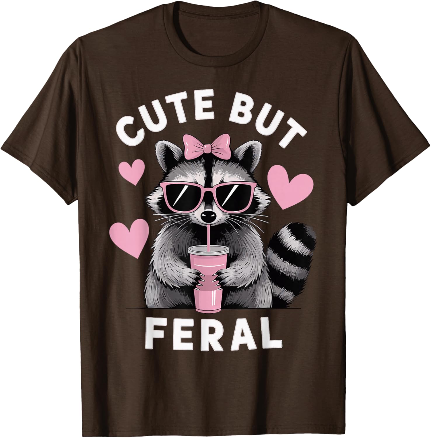 Cute But Feral T-Shirt for Animal Lovers - Stylish and Playful Apparel - 7