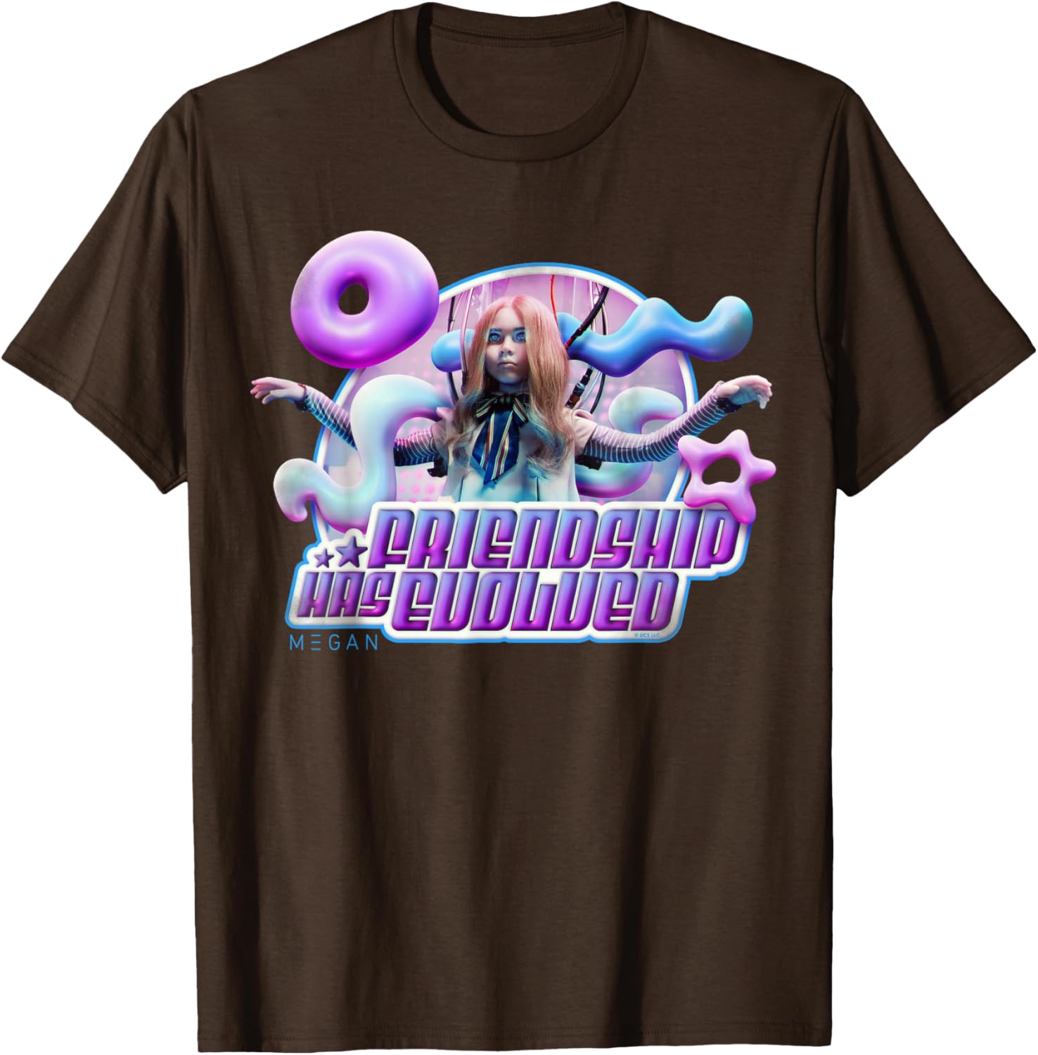 M3GAN Y2K Cyber Pop Style T-Shirt for Trendy Friendship Fashion - 6