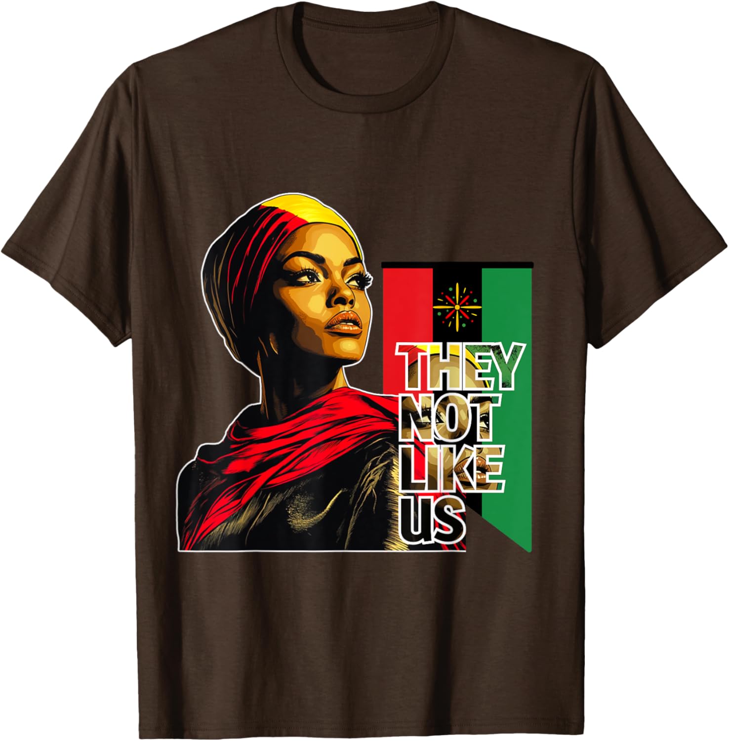They Not Like Us Black History Month T-Shirt for Black Women - 15