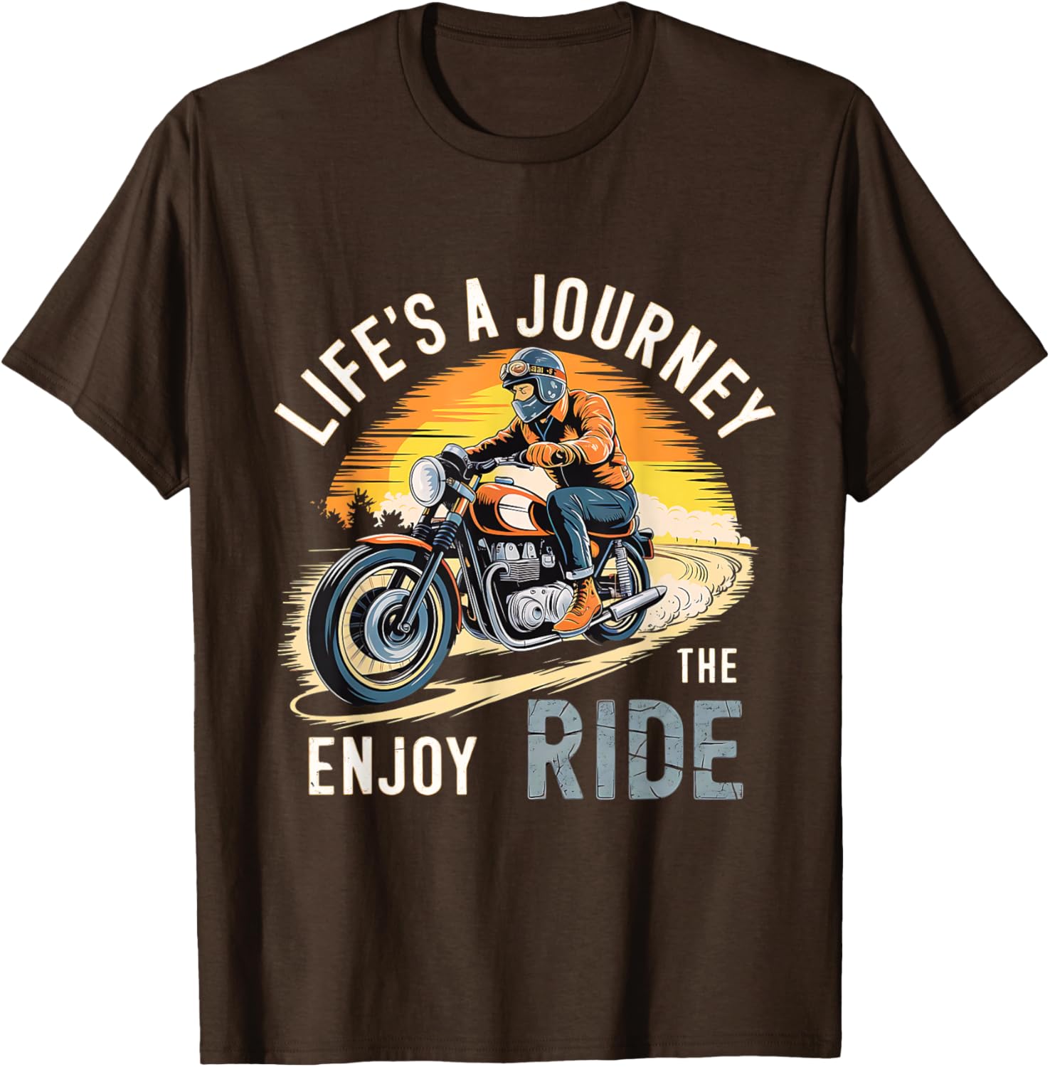 Biker Life Journey Enjoy The Ride T-Shirt for Men, Women, and Kids - 6