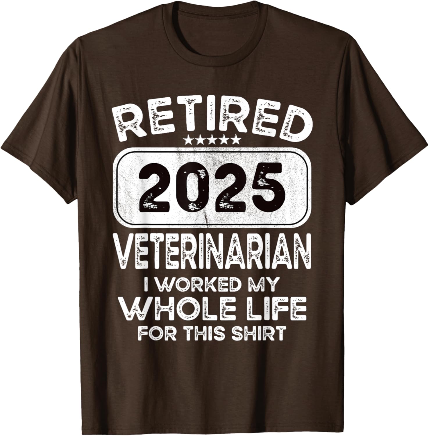 Retired Veterinarian 2025 T-Shirt for Animal Lovers and Proud Professionals - 5
