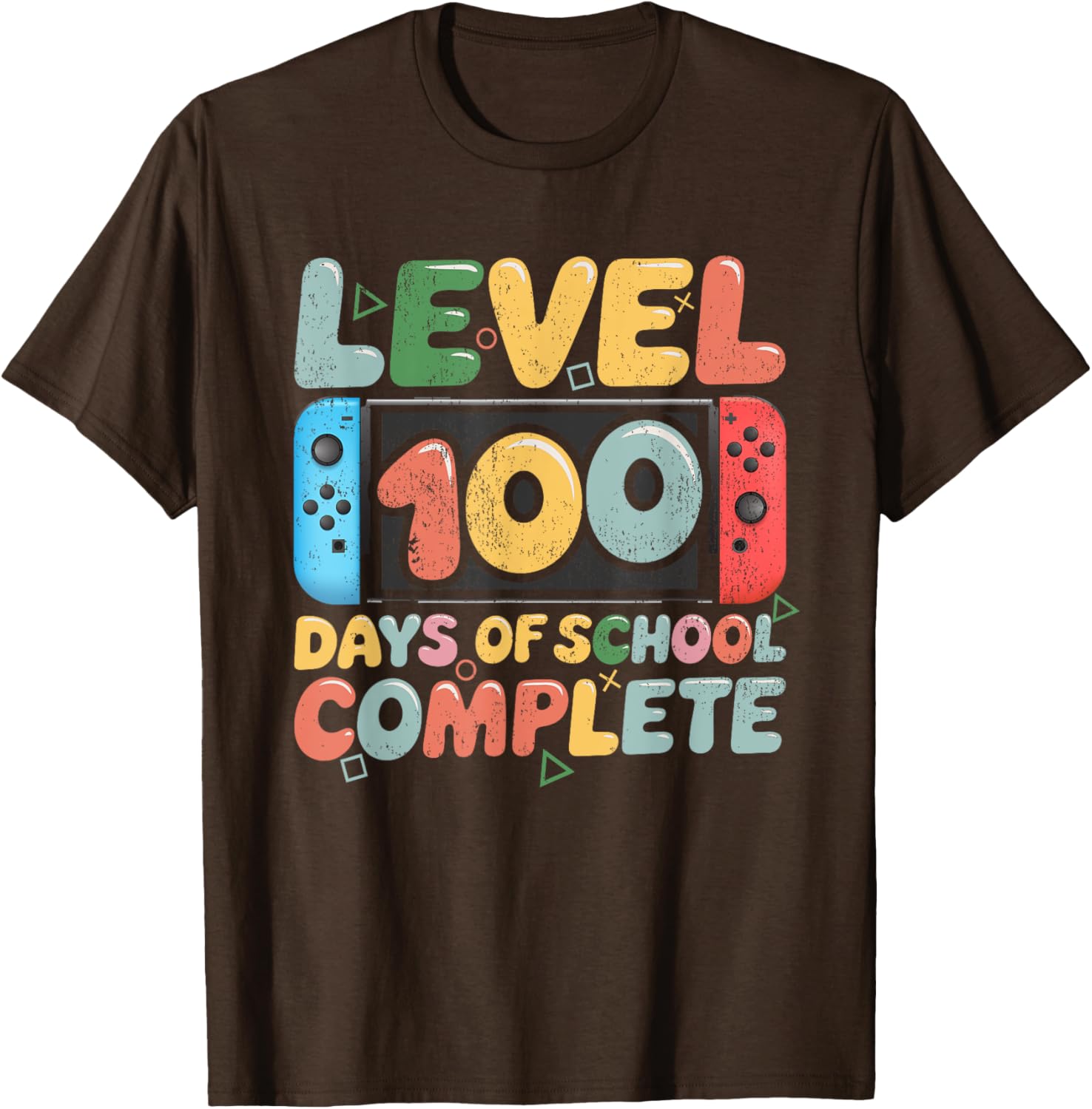Level 100 Days of School Complete Video Game Kids T-Shirt for Fun Learning - 5