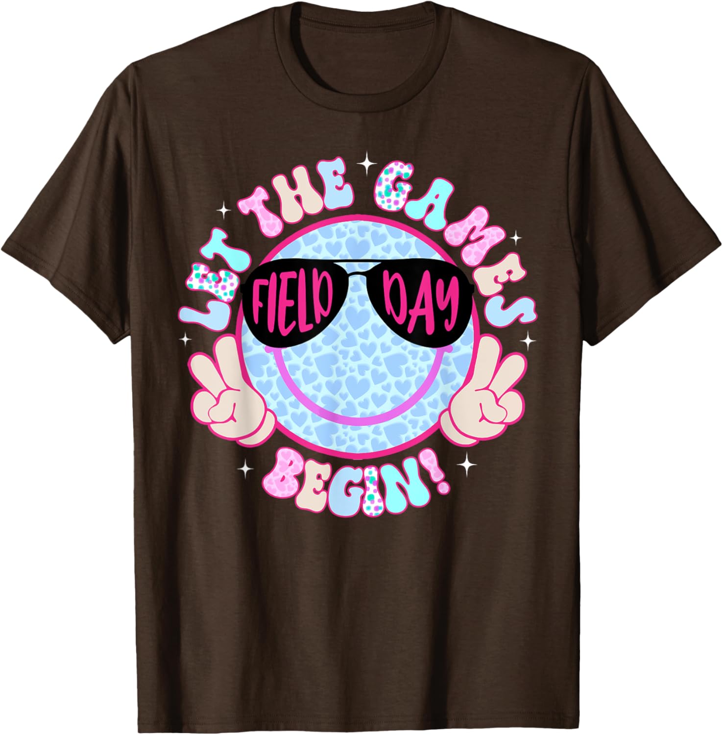 Field Day 2025 Smile Face T-Shirt for Men, Women, and Kids - Fun Apparel - 5