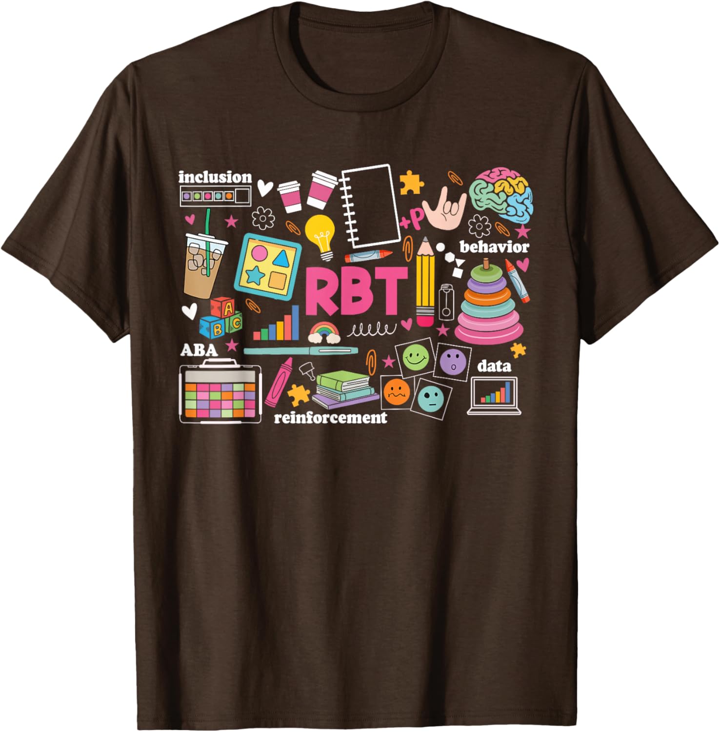 RBT Behavioral ABA Therapist T-Shirt for Registered Behavior Technicians - 7