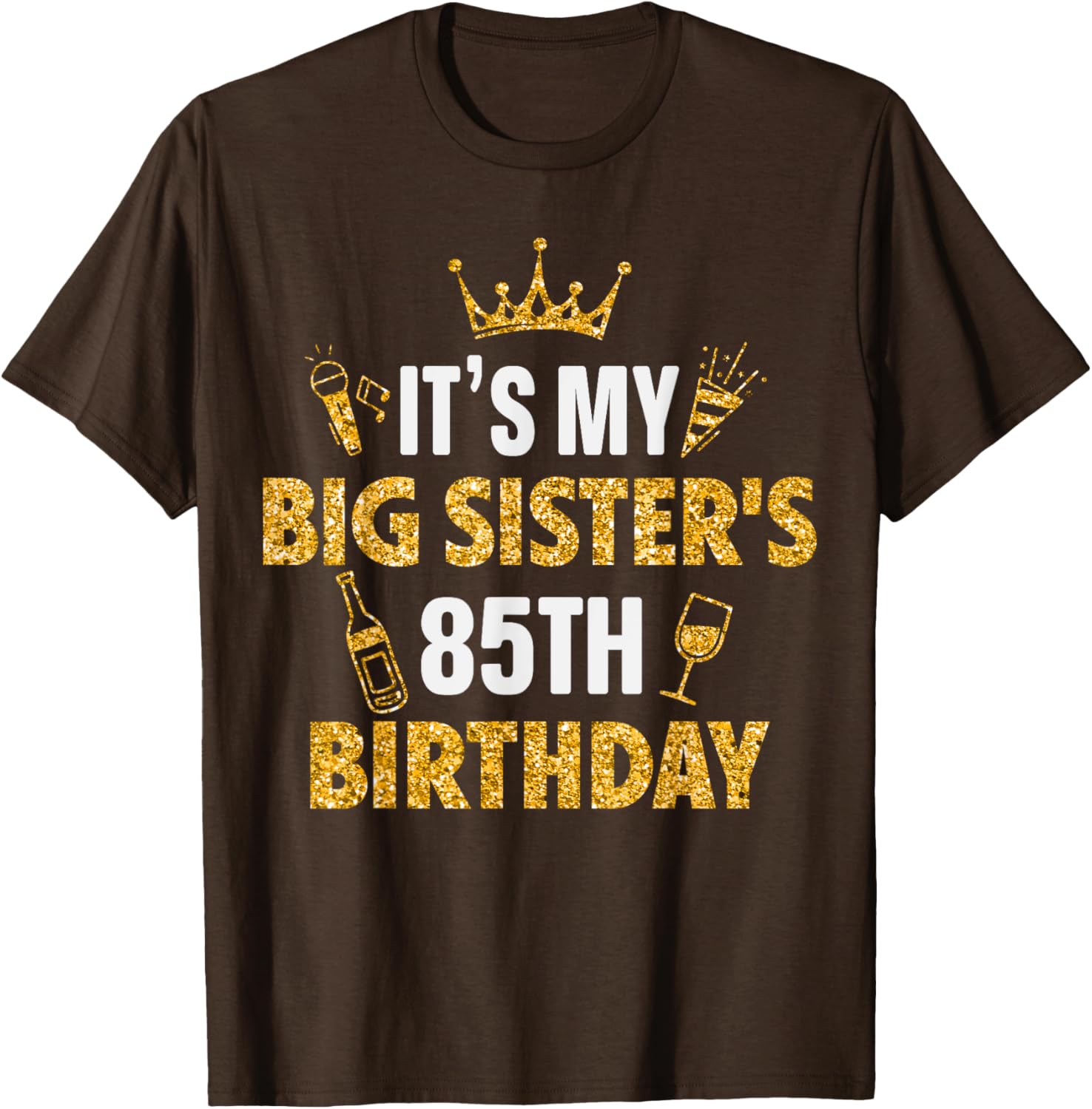 Big Sister's 85th Birthday T-Shirt Retro 1940 Gift for Sister - 4