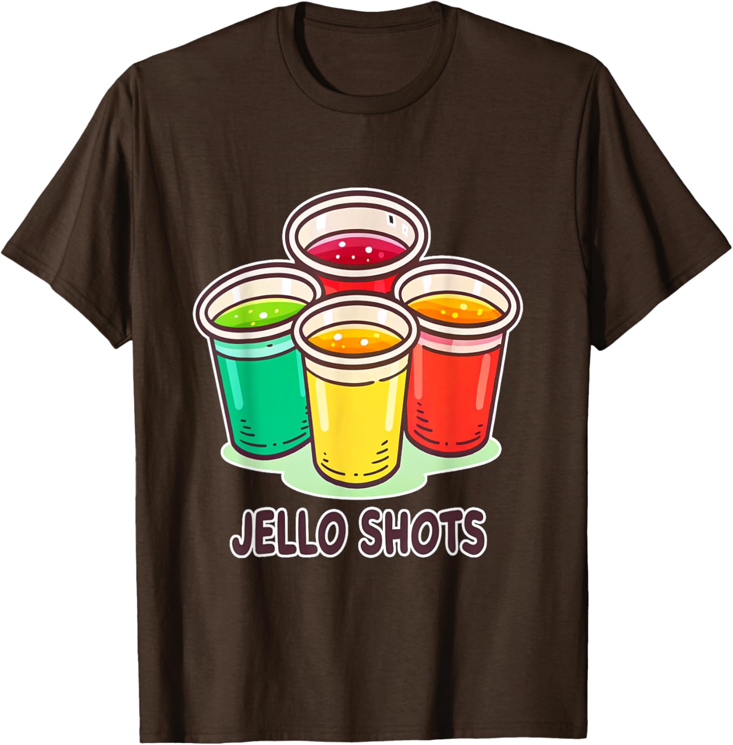 Colorful Jello Shots Party T-Shirt for Fun Celebrations and Events - 7