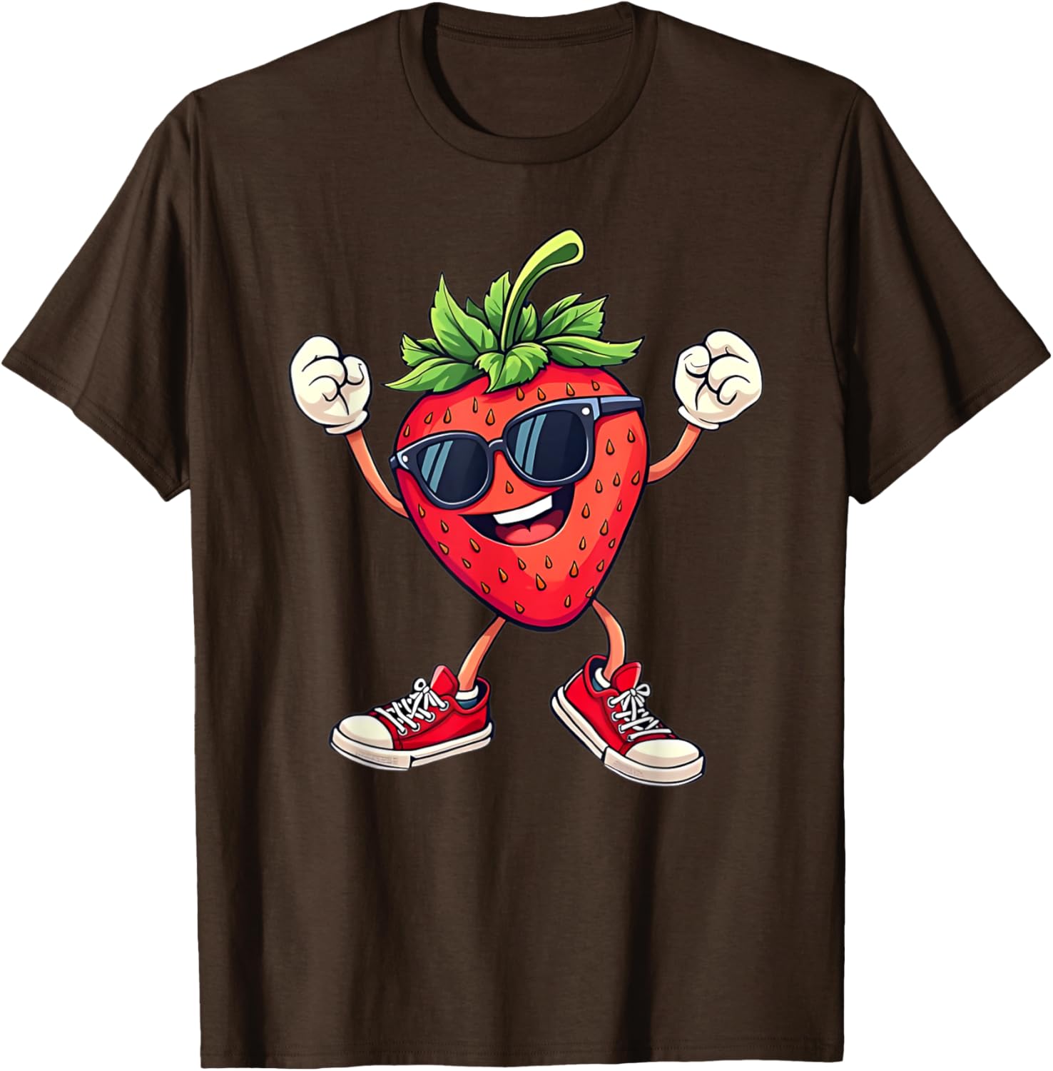 Fun Partying Strawberry Costume T-Shirt for Kids Boys and Girls - 25