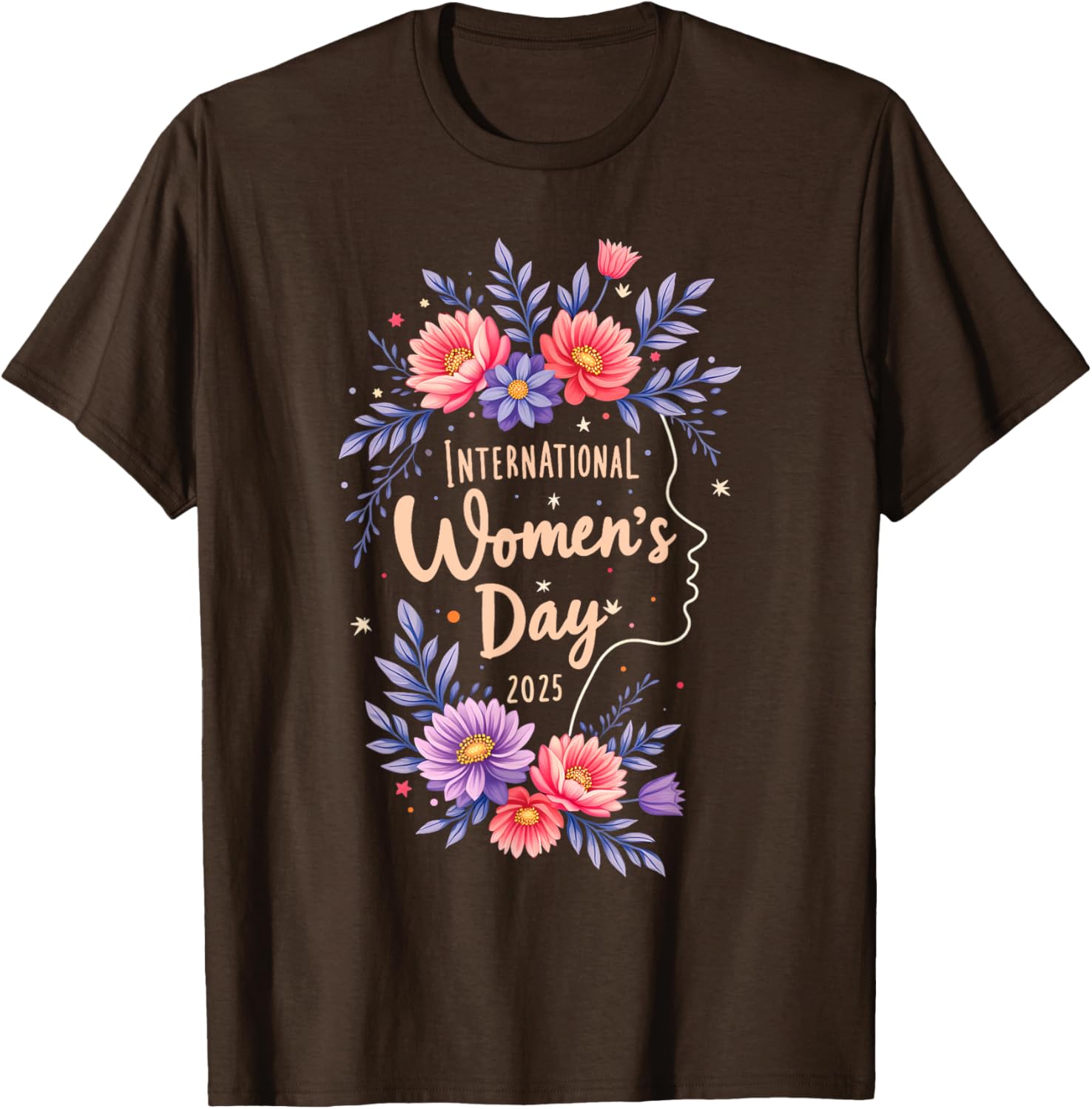 Floral Women's Day T-Shirt 2025 Celebrate International Women's Day 8 March - 13