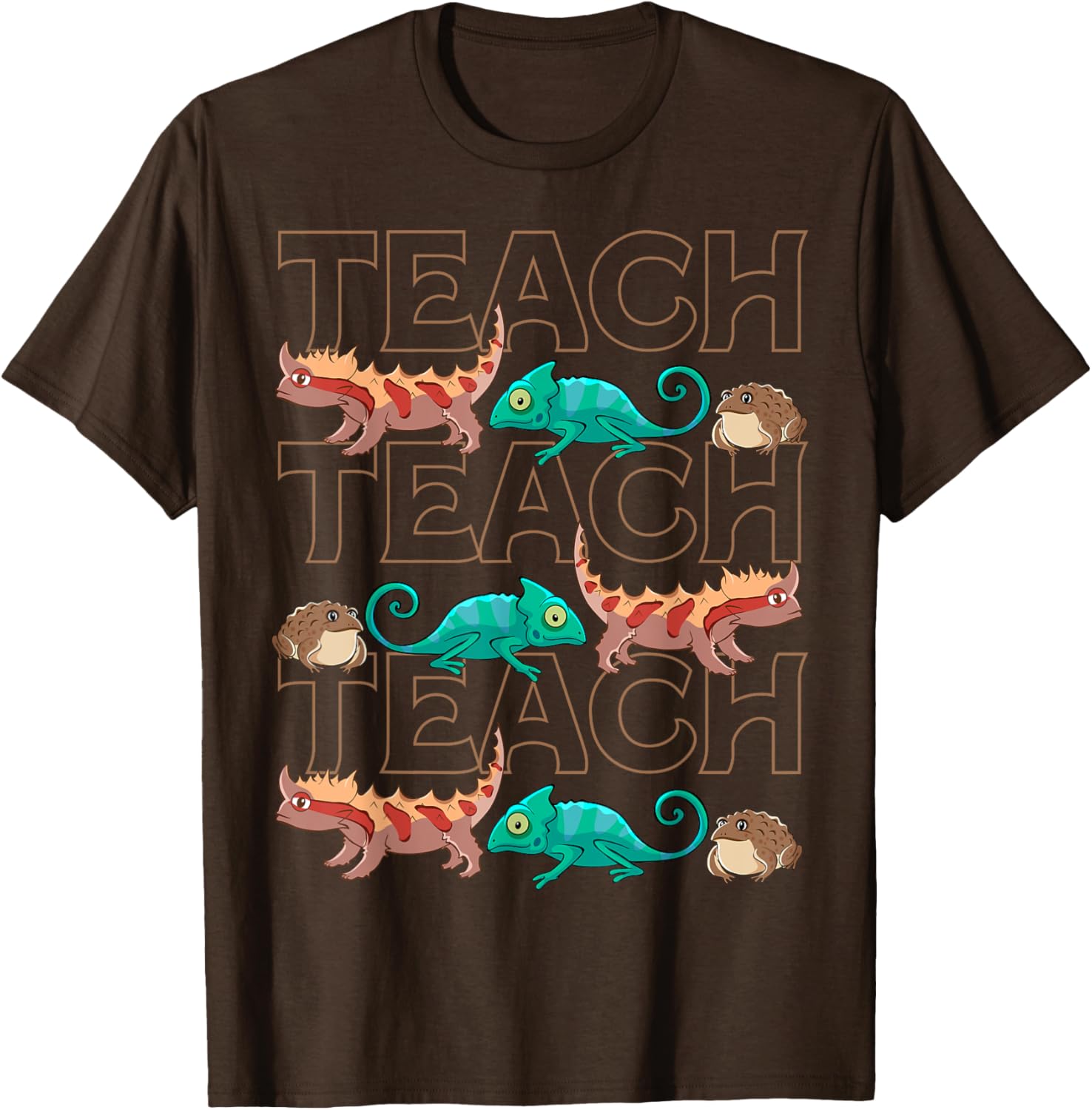 Cute Reptiles Teacher T-Shirt for Animal Lovers and Students - 5