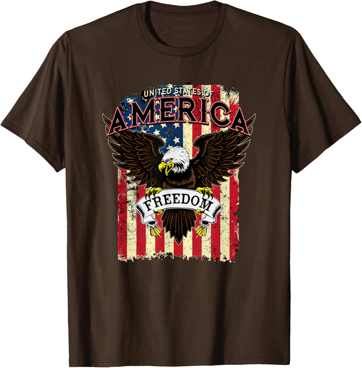 USA Freedom Eagle T-Shirt for Patriotic Style and Comfort - 2
