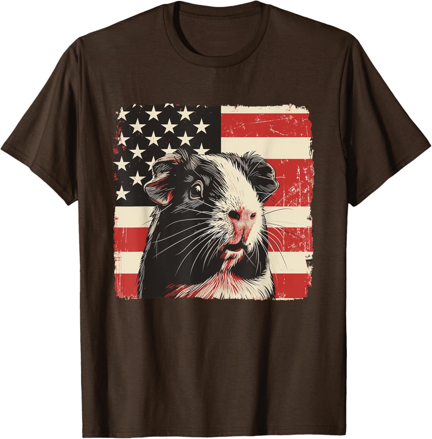 Patriotic Guinea Pig 4th of July T-Shirt for Boys and Kids - 13